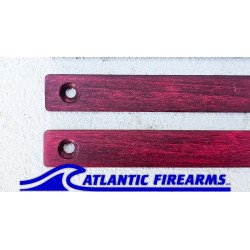MLOK Wood Grip Stop Red- 4 Slot