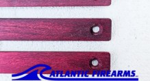 MLOK Wood Grip Stop Red- 4 Slot