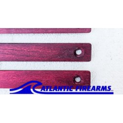 MLOK Wood Grip Stop Red- 4 Slot