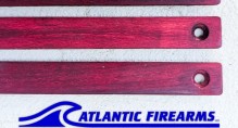 MLOK Wood Grip Stop Red- 3 Slot