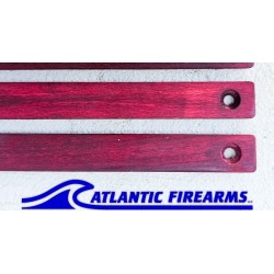 MLOK Wood Grip Stop Red- 3 Slot