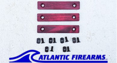 MLOK Wood Grip Stop Red- 2...