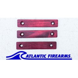 MLOK Wood Grip Stop Red- 2 Slot