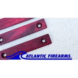 MLOK Wood Grip Stop Red- 2 Slot