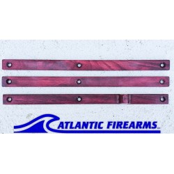 MLOK  Wood Grip Stop 6 Slot- Red- Finger Stop