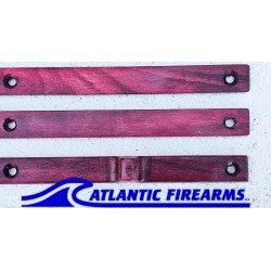 MLOK  Wood Grip Stop 6 Slot- Red- Finger Stop