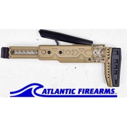 Folding & Telescoping Buttstock for AKs with 4.5mm Folding Hinges - Coyote  - ME