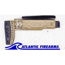 Folding & Telescoping Buttstock for AKs with 4.5mm Folding Hinges - Coyote  - ME