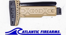 Folding & Telescoping Buttstock for AKs with 4.5mm Folding Hinges - Coyote  - ME