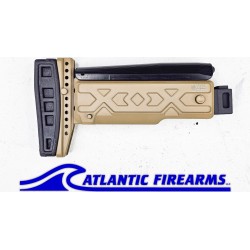 Folding & Telescoping Buttstock for AKs with 4.5mm Folding Hinges - Coyote  - ME