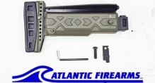 Folding & Telescoping Buttstock for AKs with 4.5mm Folding Hinges - OD Green  - ME