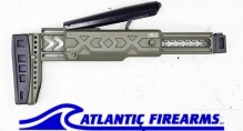 Folding & Telescoping Buttstock for AKs with 4.5mm Folding Hinges - OD Green  - ME