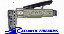 Folding & Telescoping Buttstock for AKs with 4.5mm Folding Hinges - OD Green  - ME
