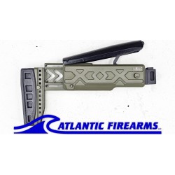 Folding & Telescoping Buttstock for AKs with 4.5mm Folding Hinges - OD Green  - ME
