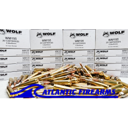 Wolf WM193 5.56x45 55grain FMJ 1000rds