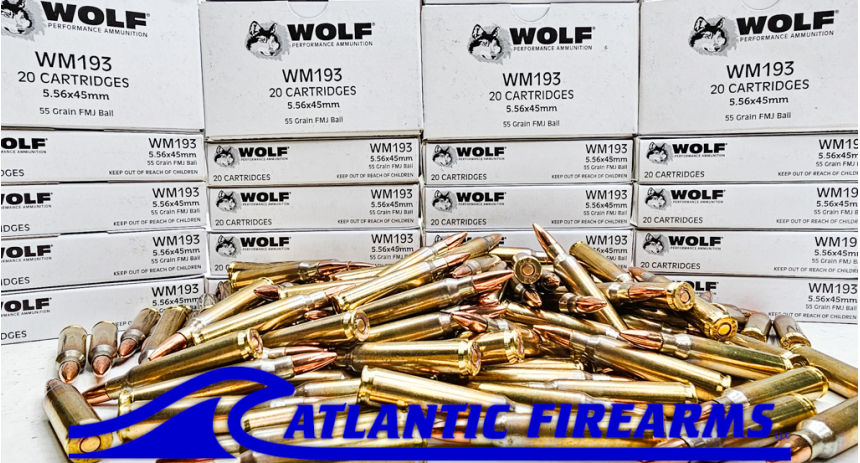 Wolf WM193 5.56x45 55grain FMJ 1000rds
