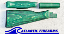 Polish AK47 Stock Set Border Guard Green-WBP