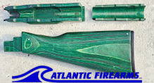 Polish AK47 Stock Set Border Guard Green-WBP