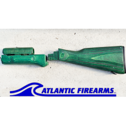 Polish AK47 Stock Set Border Guard Green-WBP