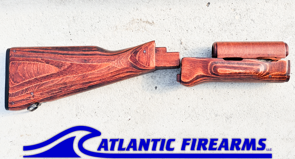 Polish AK47 Stock Set Whiskey Brown-WBP