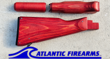 Polish AK47 Stock Set Ruby Red-WBP