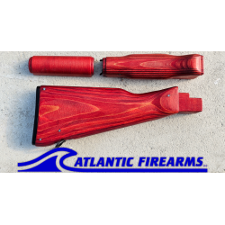 Polish AK47 Stock Set Ruby Red-WBP