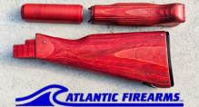 Polish AK47 Stock Set Ruby Red-WBP