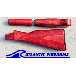 Polish AK47 Stock Set Ruby Red-WBP
