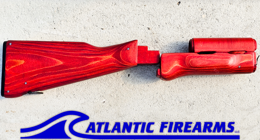 Polish AK47 Stock Set Ruby Red-WBP