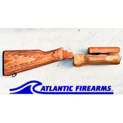 Polish AK47 Stock Set Bumblebee Brown - WBP