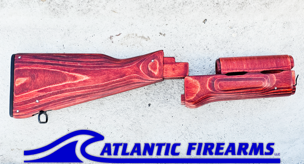 Polish AK47 Stock Set Sunburst - WBP