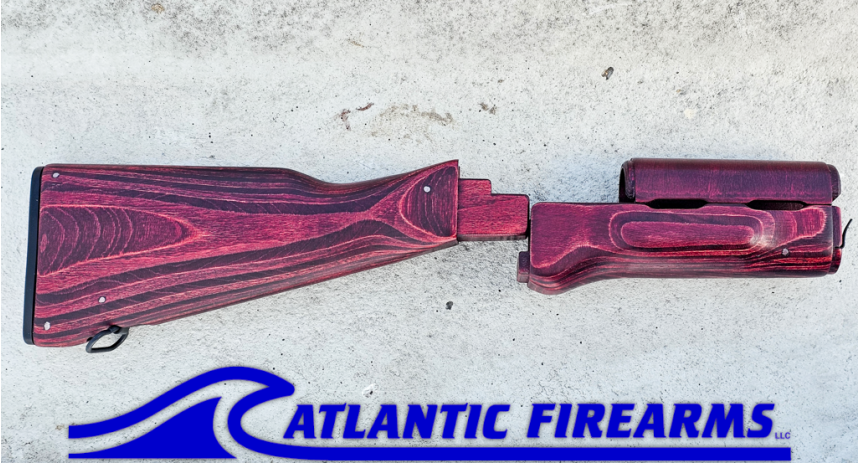 Polish AK47 Stock Set Red Classic - WBP