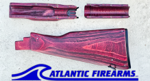 Polish AK47 Stock Set Red Classic - WBP