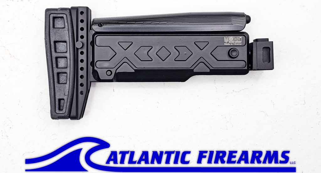 Folding & Telescoping Buttstock for AKs with 4.5mm Folding Hinges - Black  - ME