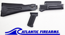 Arsenal US Black Left Side Folding Stock Set for Stamped Receivers
