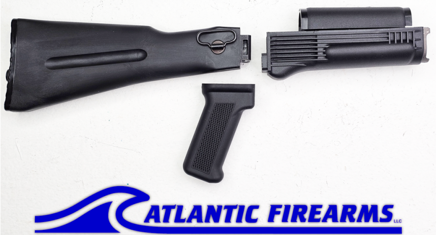 Arsenal US Black Left Side Folding Stock Set for Stamped Receivers