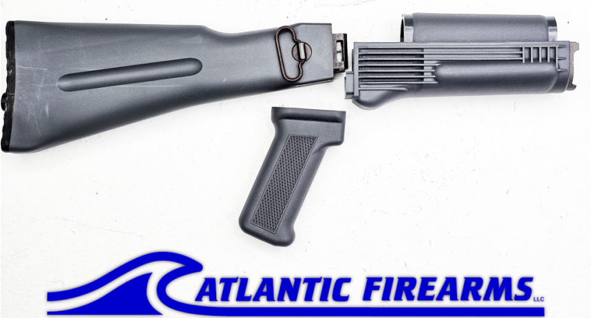 Arsenal US Gray Left Side Folding Stock Set for Stamped Receivers